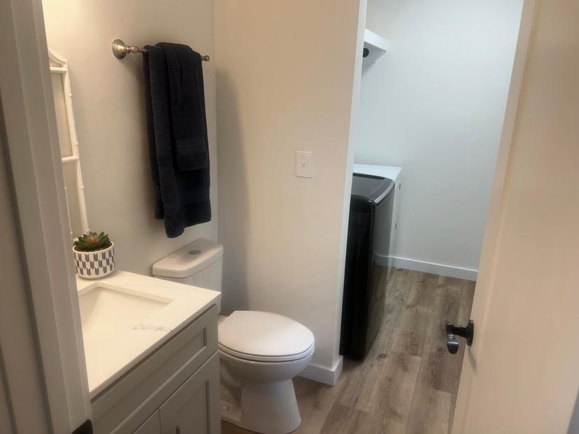 Half Bath and Laundry